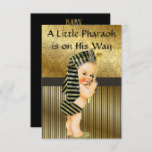小さなファラオが彼の前へ。 招待状 (正面/裏面)