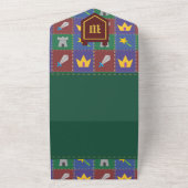 小さなファンタジー掛け布団オールインワン招待状 オールインワン招待状 (外側)