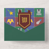 小さなファンタジー掛け布団オールインワン招待状 オールインワン招待状 (裏面)