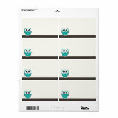 小さなフクロウをクロード |出荷空白のラベル ラベル (フルシート)