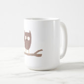 小さなフクロウ コーヒーマグカップ (正面右)