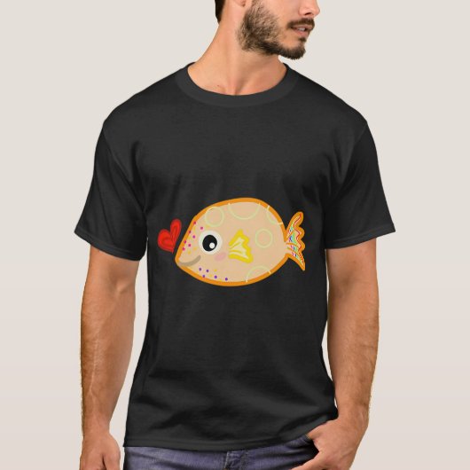 小さなフグ Tシャツ (正面)