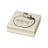 小さなフリーの図書館はリンゴのスタンプを飾る ラバースタンプ (スタンプ)