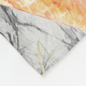 小さなフリースブランケットとアイスクリームコーン フリースブランケット (角)