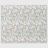 小さなフローラツインのラッピング紙 ラッピングペーパー (フラット)