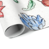 小さなフローラツインのラッピング紙 ラッピングペーパー (ロールコーナー)