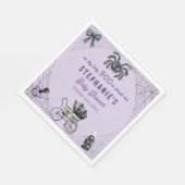 小さなブイティBitsyスパイダーハロウィーン赤ちゃんシャワー スタンダードランチョンナプキン (角)