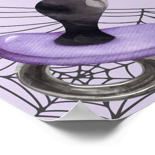 小さなブイティBitsyスパイダーハロウィーン赤ちゃんシャワー ポスター (角)