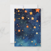 小さなブカボチャかわいいハロウィーンありがとう サンキューカード (裏面)