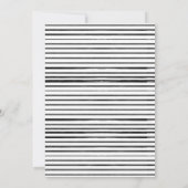 小さなブカボチャ不気味ハロウィーンベイビーシャワー 招待状 (裏面)