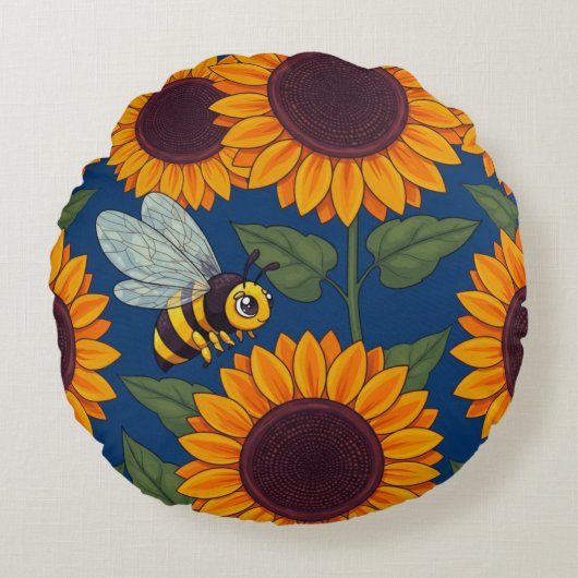 小さなブザー ラウンドクッション (正面)