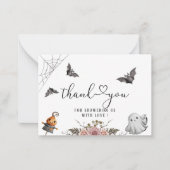 小さなブハロウィーンのノートカード ノートカード (正面)