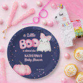 小さなブハロウィーンのベビーガール幽霊ベビーシャワー ペーパープレート (パーティー)