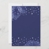 小さなブハロウィーンのベビーガール幽霊ベビーシャワー 招待状 (裏面)