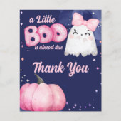 小さなブハロウィーンの女の子の赤ちゃんシャワー感謝していユーに (正面)