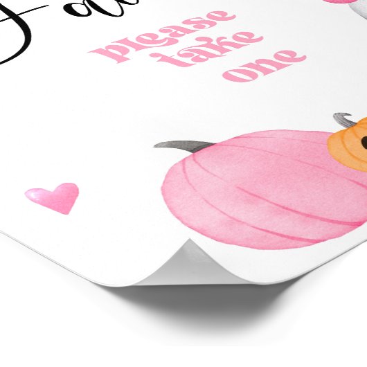 小さなブハロウィーンの好意を取って下さい ポスター (角)