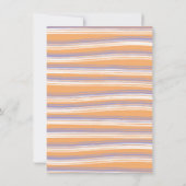 小さなブハロウィーンの水の色の赤ちゃんシャワー 招待状 (裏面)