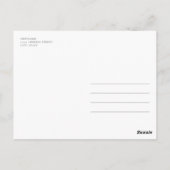 小さなブハロウィーンの水の色ベビーシャワー ポストカード (裏面)