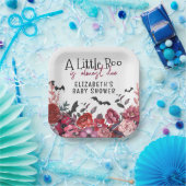 小さなブハロウィーンの花の赤ちゃんシャワー ペーパープレート (パーティー)