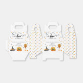 小さなブハロウィーンカボチャ秋赤ちゃんシャワー フェイバーボックス (折り畳みなし)