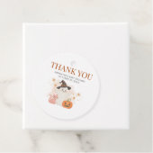 小さなブハロウィーンカボチャ赤ちゃんシャワー周り フェイバータグ (インサイチュ)