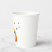 小さなブハロウィーンカボチャ赤ちゃんシャワー 紙コップ (左)