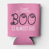 小さなブハロウィーンピンクの女の子の赤ちゃんシャワー 缶クーラー (正面)