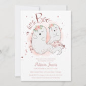 小さなブハロウィーンベイビーシャワー招待状 サンキューカード (正面)