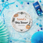 小さなブハロウィーンベビーシャワー紙プレート ペーパープレート (パーティー)