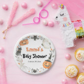 小さなブハロウィーンベビーシャワー紙プレート ペーパープレート (パーティー)