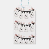 小さなブハロウィーン | ベビーシャワーありがとうラベル ギフトタグ (裏面)