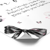 小さなブピンクハロウィーンの本ベビー ポスター (角)