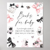 小さなブピンクハロウィーンの本ベビー ポスター (正面)