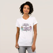 小さなブリトーの誇りある親たちアート Tシャツ (正面フル)