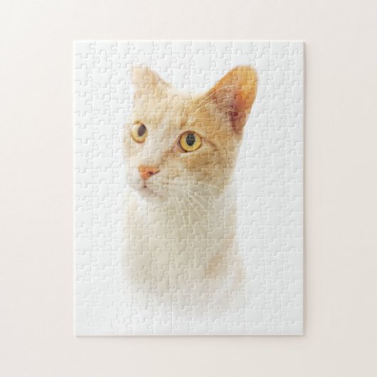 小さなブロンディ疑問に思ネコ ジグソーパズル (縦)