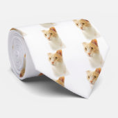 小さなブロンディ疑問に思ネコ ネクタイ (ロール)
