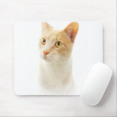 小さなブロンディ疑問に思ネコ マウスパッド (マウス)