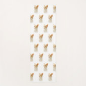 小さなブロンディ疑問に思ネコ ヨガマット (正面)