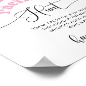 小さなブーおしゃぶり狩りベビーシャワーゲーム ポスター (角)