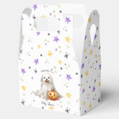 小さなブーかわいいハロウィーンの水の色ベビーシャワー フェイバーボックス (オープン)