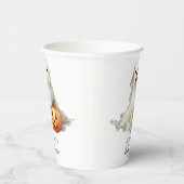 小さなブーかわいいハロウィーンシンプルの赤ちゃんシャワー 紙コップ (右)