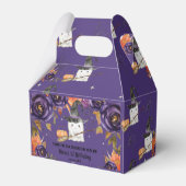 小さなブーかわいい幽霊ハロウィーン第1日2歳の誕生日 フェイバーボックス (裏面サイド)