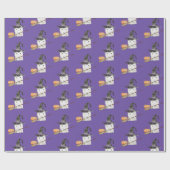 小さなブーかわいい幽霊ハロウィーン赤ちゃんシャワー ラッピングペーパー (フラット)