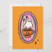 小さなブーがブランチの赤ちゃんシャワーを醸造している 招待状 (裏面)