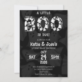 小さなブーが幽霊赤ちゃんシャワー招待状 招待状