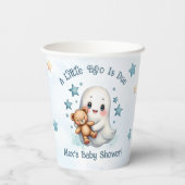 小さなブーが起因かわいい男の赤ちゃん幽霊 カスタム 紙コップ (裏面)