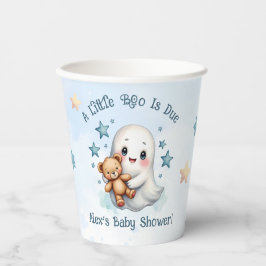 小さなブーが起因かわいい男の赤ちゃん幽霊 カスタム 紙コップ