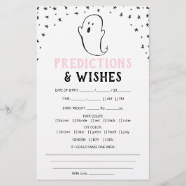 小さなブーのハロウィーンの赤ちゃんシャワーゲーム予測