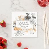 小さなブーのハロウィーンの赤ちゃんシャワーナプキン スタンダードカクテルナプキン (インサイチュ)