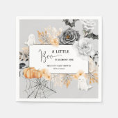 小さなブーのハロウィーンの赤ちゃんシャワーナプキン スタンダードカクテルナプキン (正面)